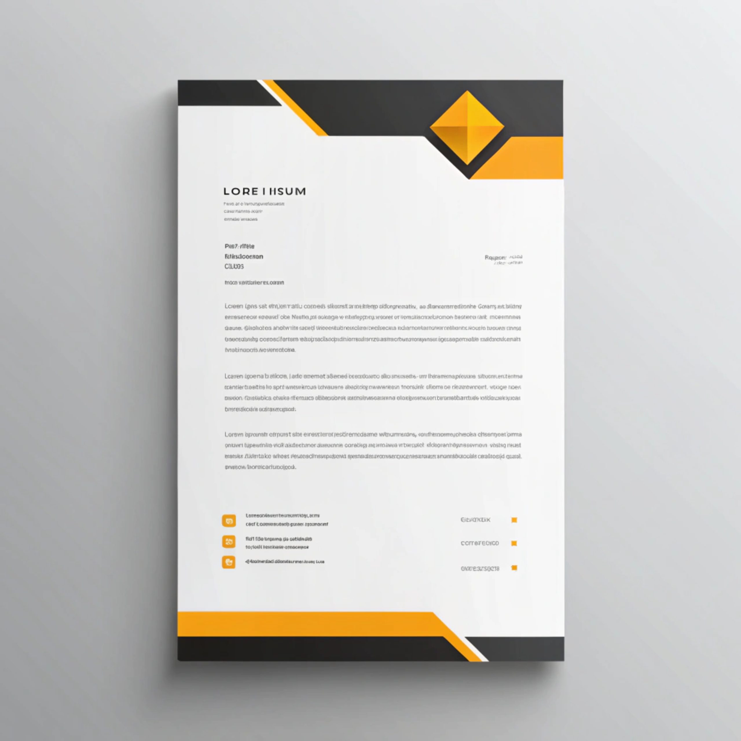 Letterhead offset 4/0