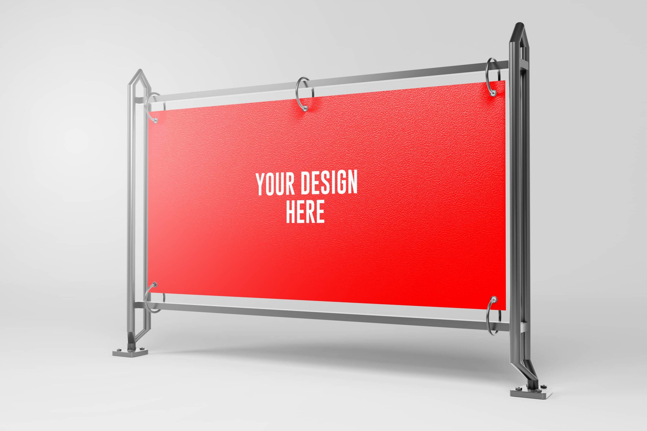 Banner in DIN format (with eyelets)